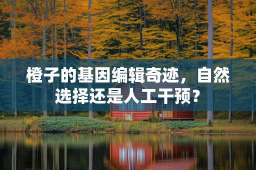 橙子的基因编辑奇迹，自然选择还是人工干预？
