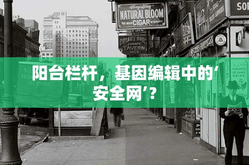 阳台栏杆，基因编辑中的‘安全网’？
