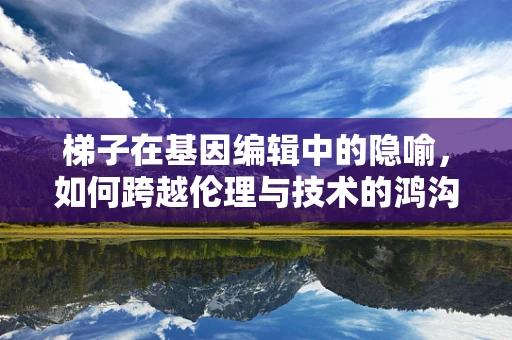 梯子在基因编辑中的隐喻，如何跨越伦理与技术的鸿沟？