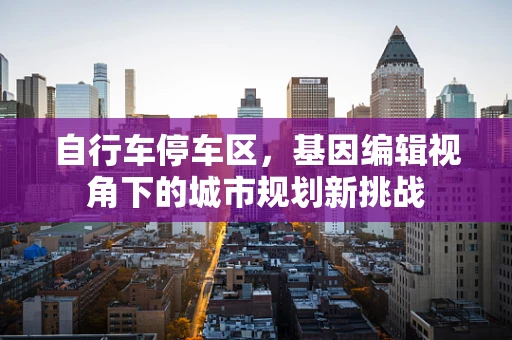 自行车停车区，基因编辑视角下的城市规划新挑战