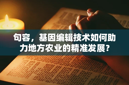 句容，基因编辑技术如何助力地方农业的精准发展？