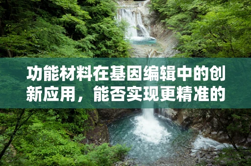 功能材料在基因编辑中的创新应用，能否实现更精准的基因编辑？