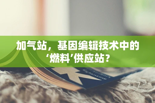 加气站，基因编辑技术中的‘燃料’供应站？