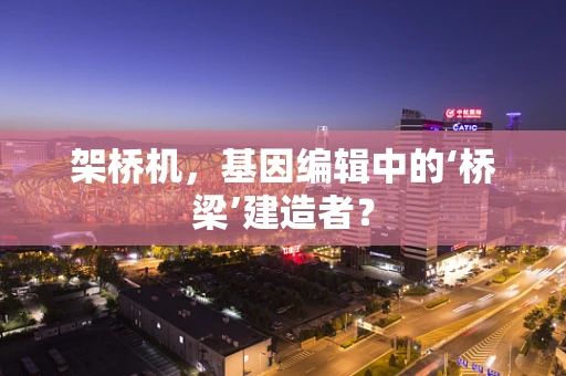 架桥机，基因编辑中的‘桥梁’建造者？