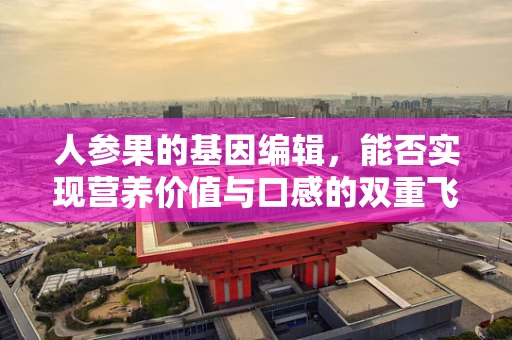 人参果的基因编辑，能否实现营养价值与口感的双重飞跃？