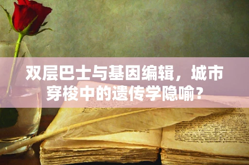 双层巴士与基因编辑，城市穿梭中的遗传学隐喻？