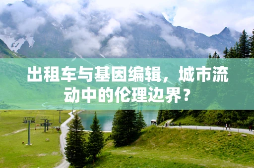 出租车与基因编辑，城市流动中的伦理边界？