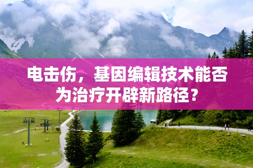 电击伤，基因编辑技术能否为治疗开辟新路径？