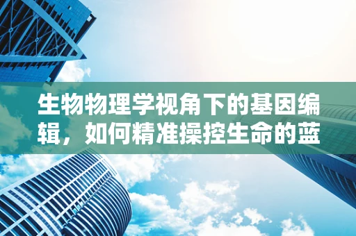 生物物理学视角下的基因编辑，如何精准操控生命的蓝图？