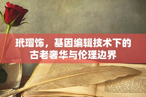 玳瑁饰，基因编辑技术下的古老奢华与伦理边界