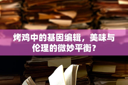 烤鸡中的基因编辑，美味与伦理的微妙平衡？