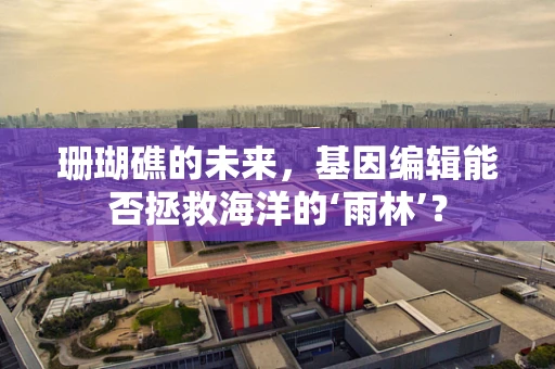 珊瑚礁的未来，基因编辑能否拯救海洋的‘雨林’？