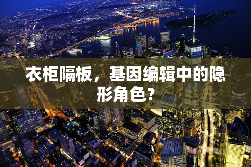 衣柜隔板，基因编辑中的隐形角色？