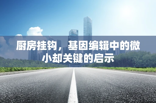 厨房挂钩，基因编辑中的微小却关键的启示