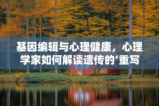 基因编辑与心理健康，心理学家如何解读遗传的‘重写’？