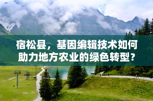 宿松县，基因编辑技术如何助力地方农业的绿色转型？