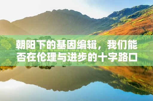 朝阳下的基因编辑，我们能否在伦理与进步的十字路口找到平衡？