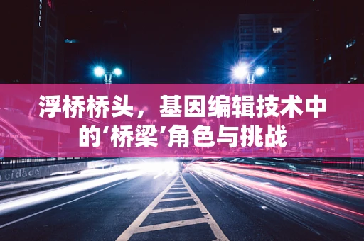 浮桥桥头，基因编辑技术中的‘桥梁’角色与挑战