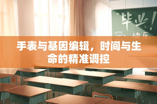 手表与基因编辑，时间与生命的精准调控