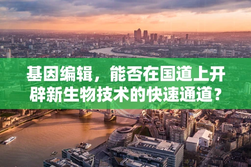 基因编辑，能否在国道上开辟新生物技术的快速通道？