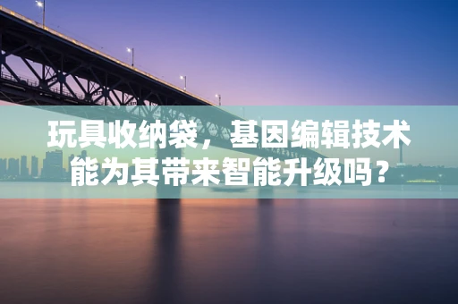 玩具收纳袋，基因编辑技术能为其带来智能升级吗？