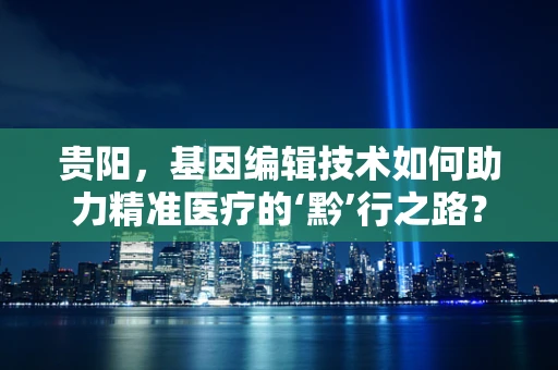 贵阳，基因编辑技术如何助力精准医疗的‘黔’行之路？