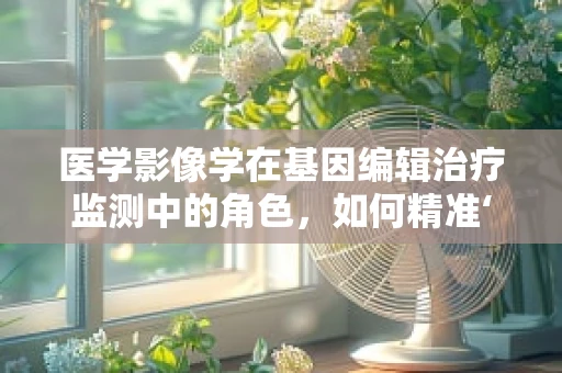 医学影像学在基因编辑治疗监测中的角色，如何精准‘看见’治疗效果？