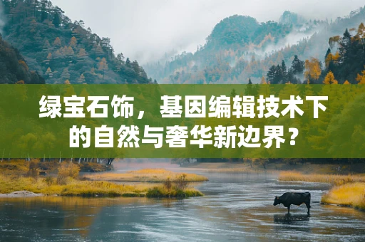 绿宝石饰，基因编辑技术下的自然与奢华新边界？