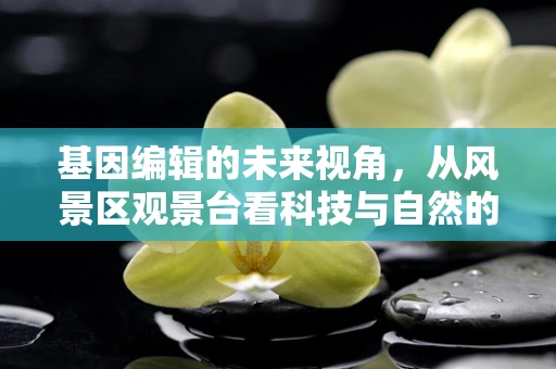 基因编辑的未来视角，从风景区观景台看科技与自然的和谐共存