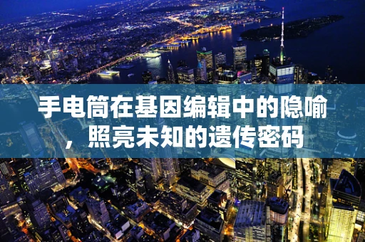 手电筒在基因编辑中的隐喻，照亮未知的遗传密码