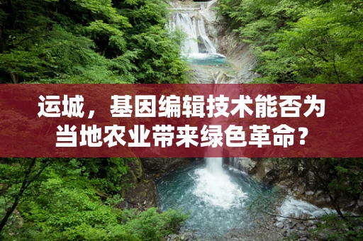 运城，基因编辑技术能否为当地农业带来绿色革命？