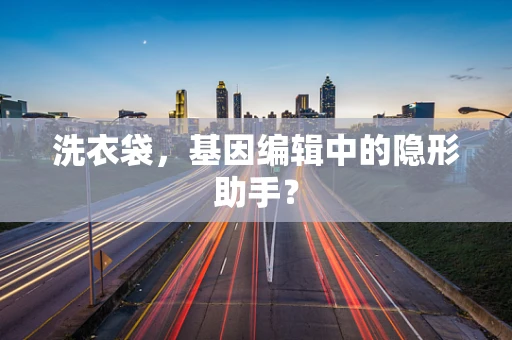 洗衣袋，基因编辑中的隐形助手？