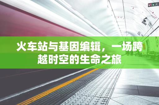 火车站与基因编辑，一场跨越时空的生命之旅