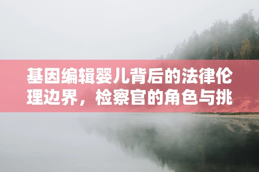 基因编辑婴儿背后的法律伦理边界，检察官的角色与挑战