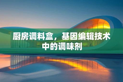 厨房调料盒，基因编辑技术中的调味剂