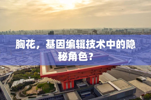 胸花，基因编辑技术中的隐秘角色？