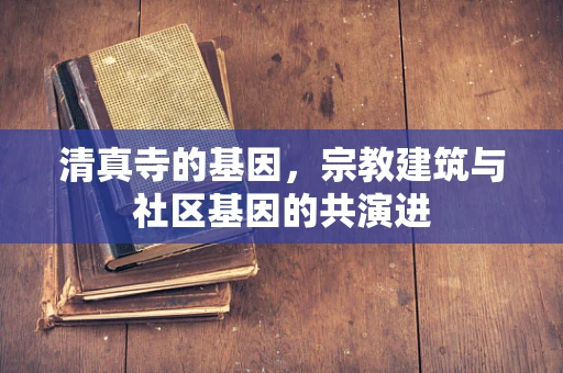 清真寺的基因，宗教建筑与社区基因的共演进