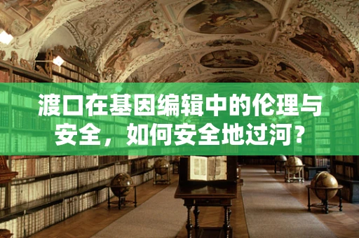 渡口在基因编辑中的伦理与安全，如何安全地过河？