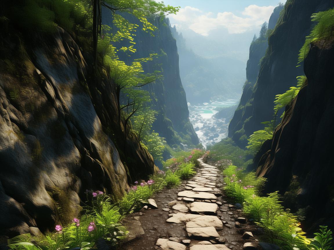 峡谷栈道，自然与基因编辑的奇妙交汇点