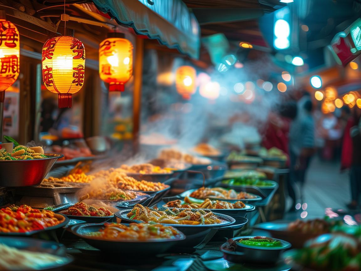夜市美食节，基因编辑技术能否为传统小吃带来健康升级的未来？